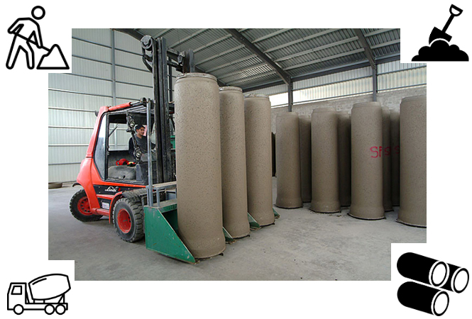 MFG OF : 450MM TO 1200MM HUME PIPE OF NP3 NP4 CLASS